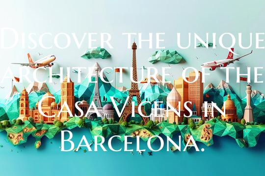 Discover the unique architecture of the Casa Vicens in Barcelona.