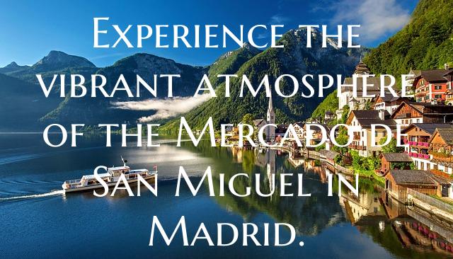 Experience the vibrant atmosphere of the Mercado d...